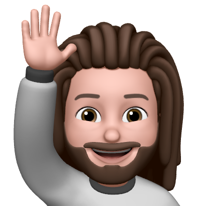 Zach waving hello memoji